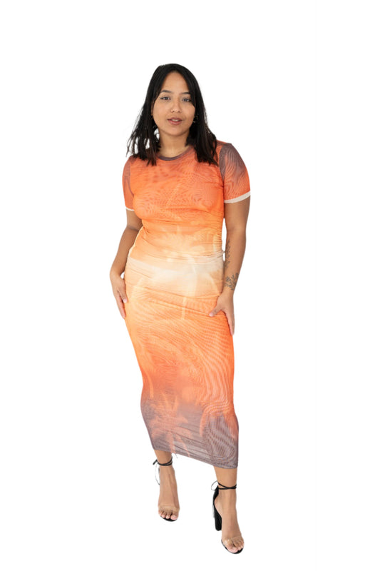 Ser.o.ya Nia Mesh set - Sunset Palm L