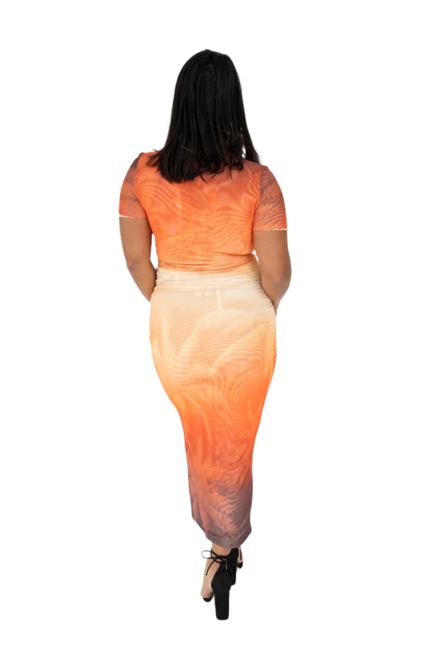 Ser.o.ya Nia Mesh set - Sunset Palm L