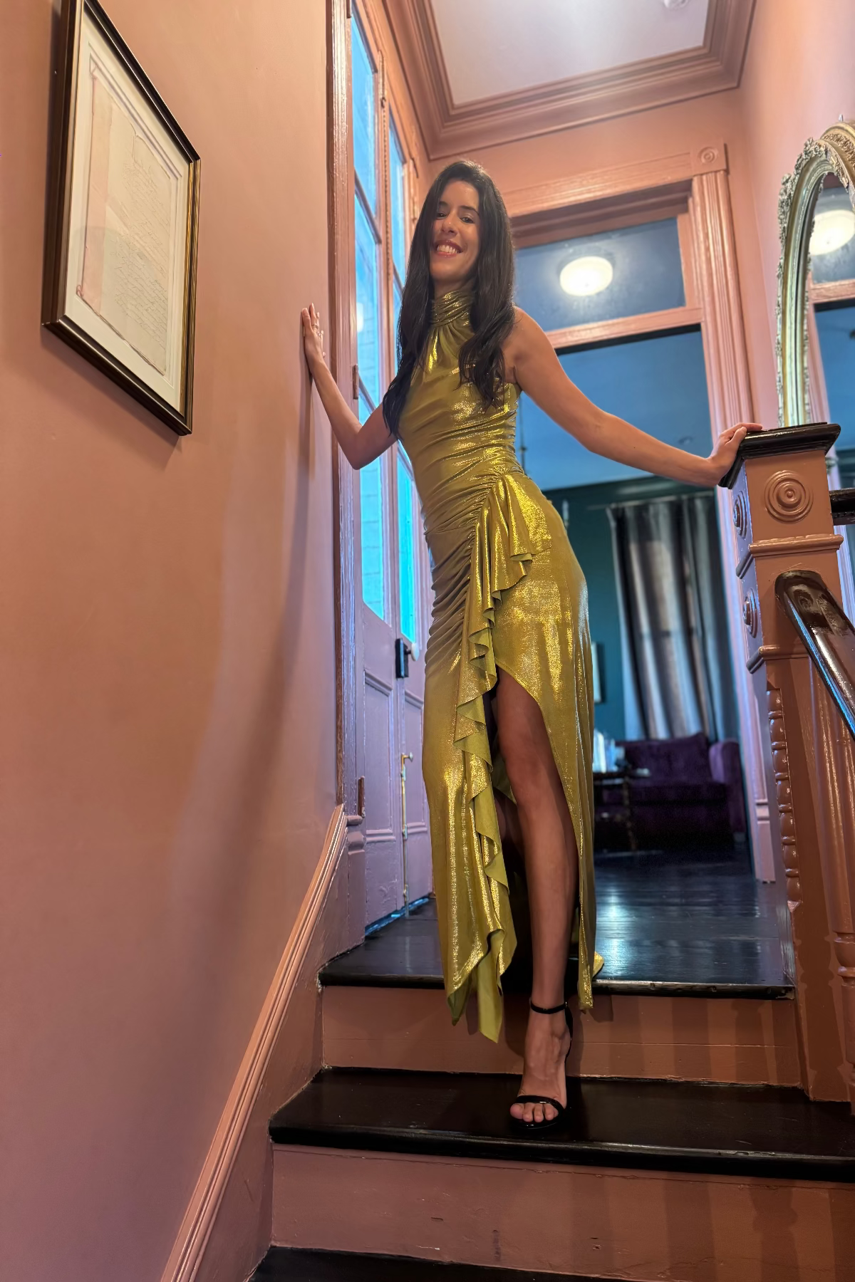 PatBo Green Dress S