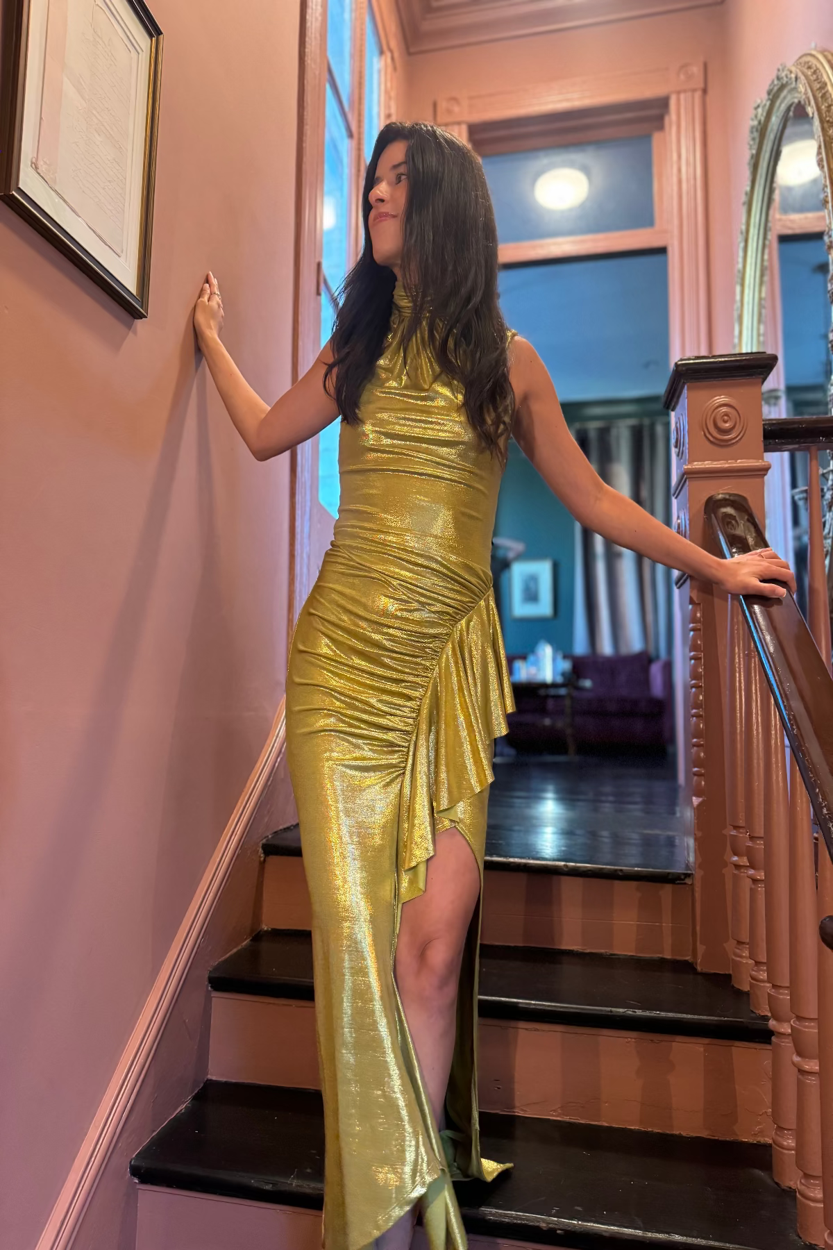 PatBo Green Dress S