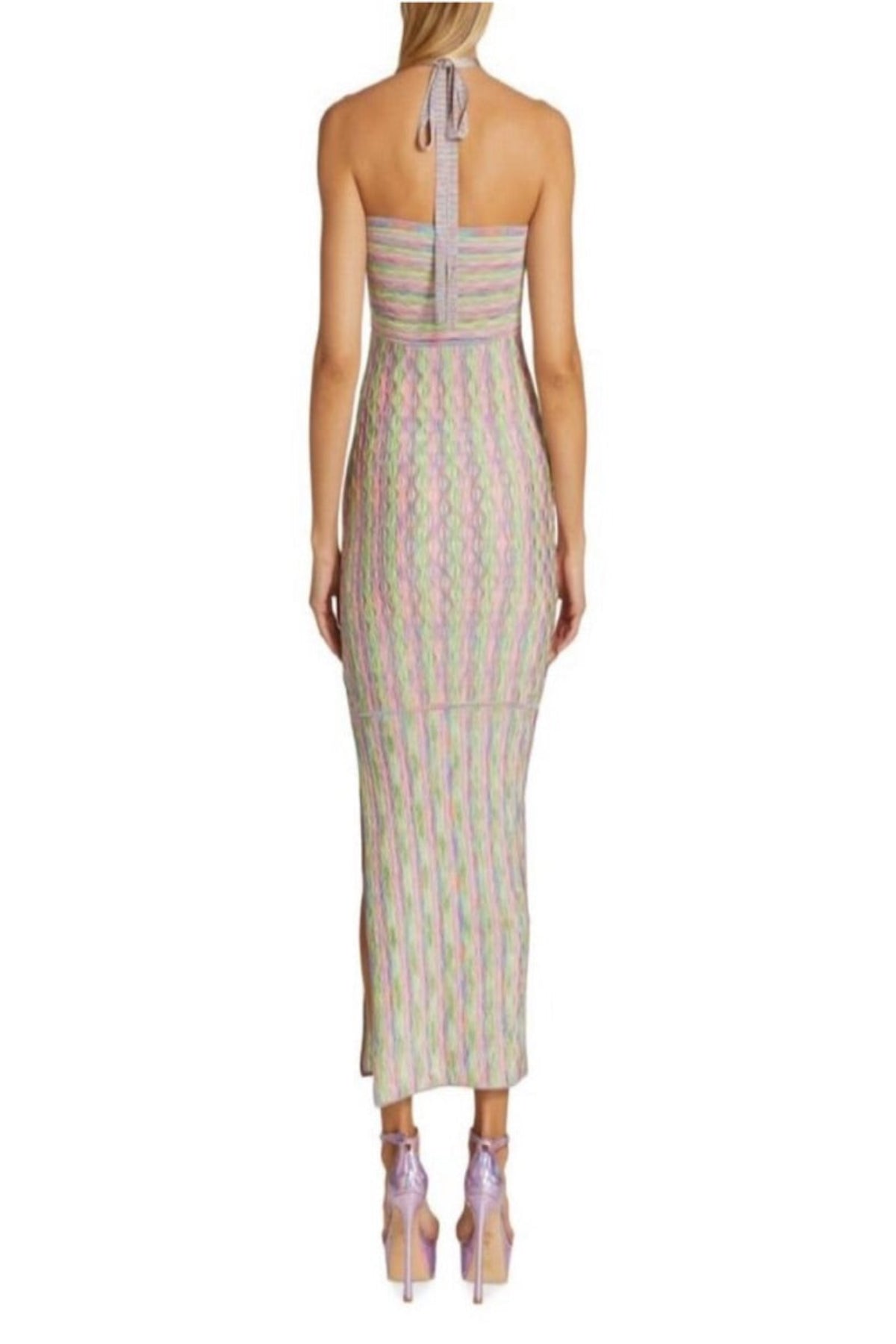 Alexis Amour Space-Dyed Knit Midi-Dress